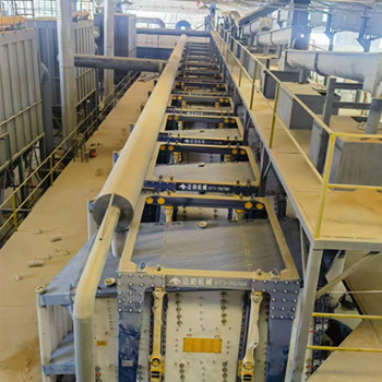 客户石英砂筛分生产线