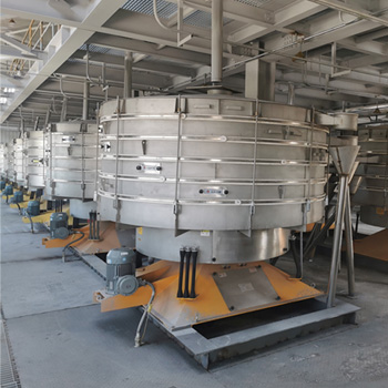 客户氧化铝粉筛分生产线