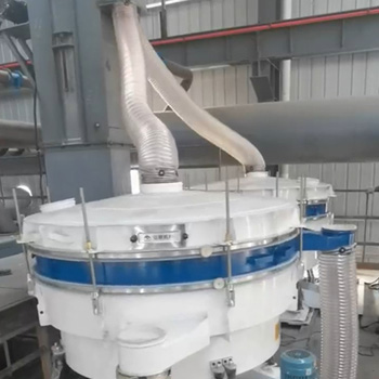 客户碳化钙筛分生产线