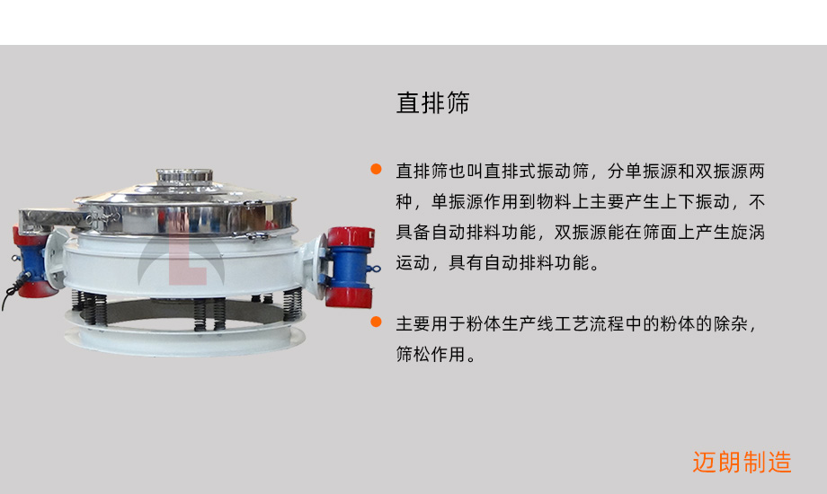 直排筛概述