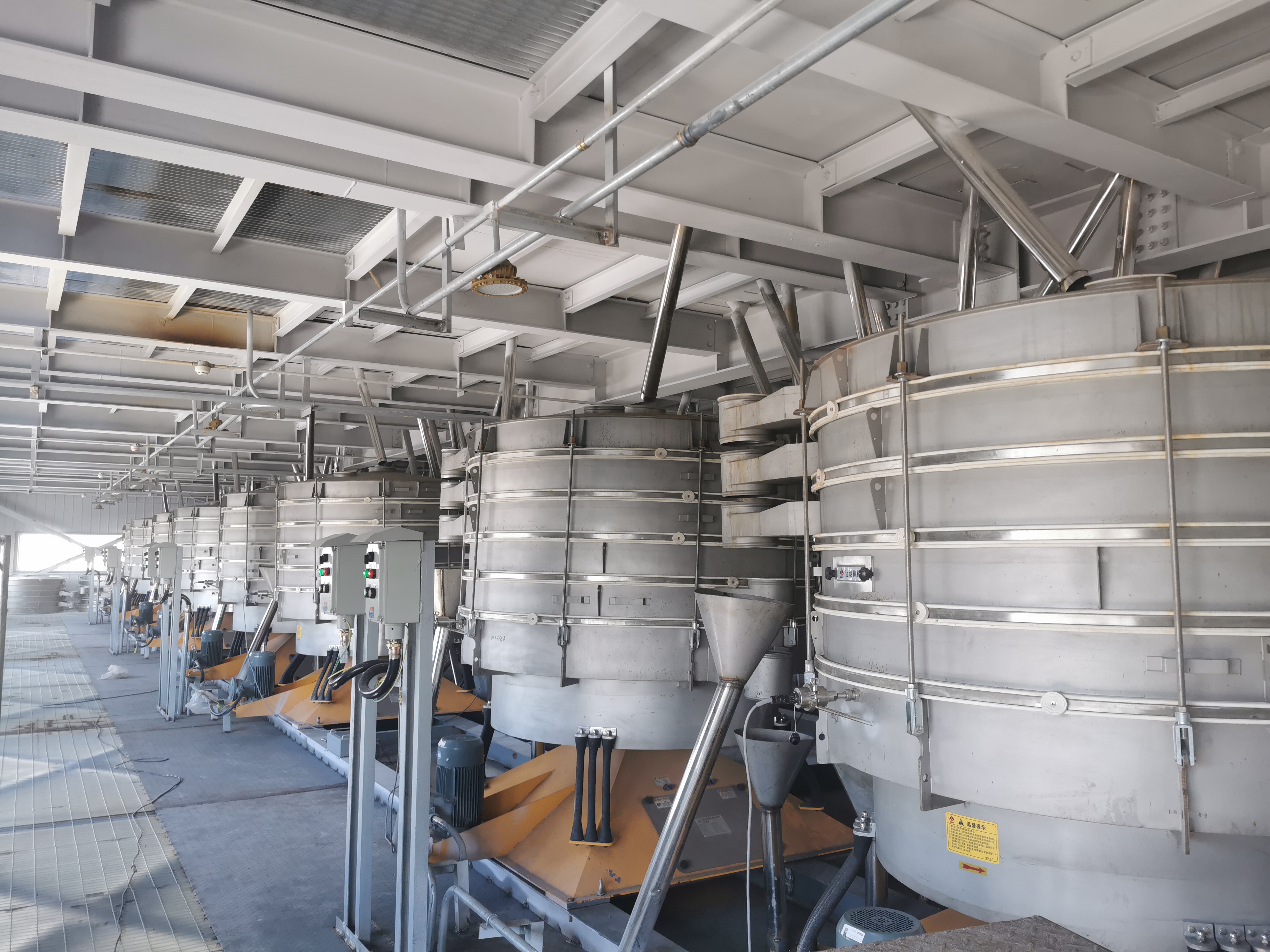 圆形摇摆筛厂家生产的实际应用