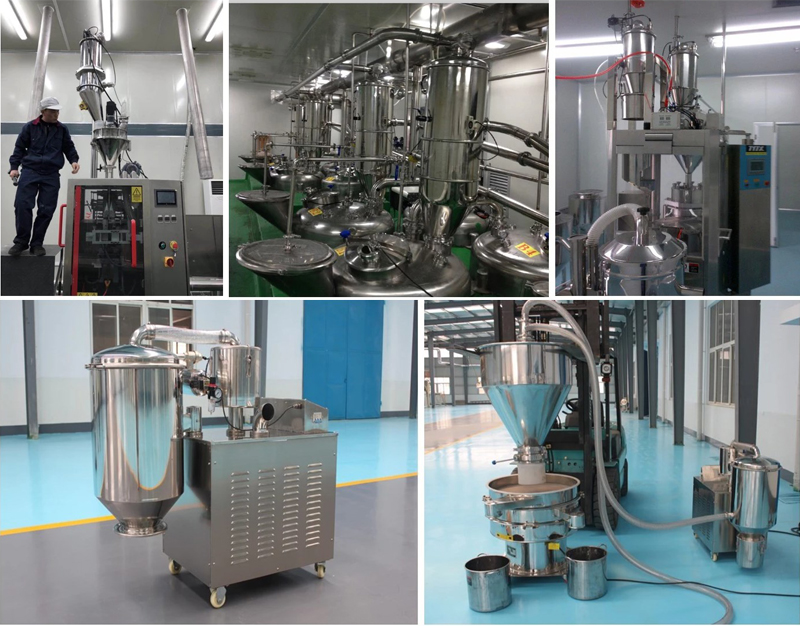 真空上料机客户现场