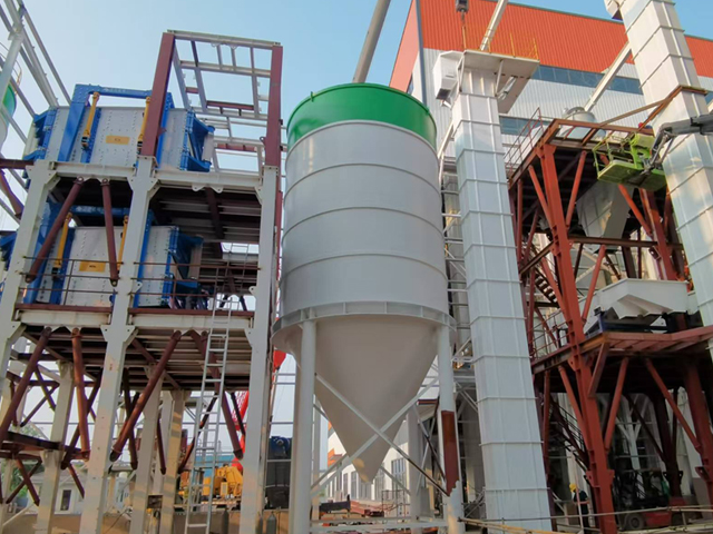 干混砂浆筛分输送设备一站式安装