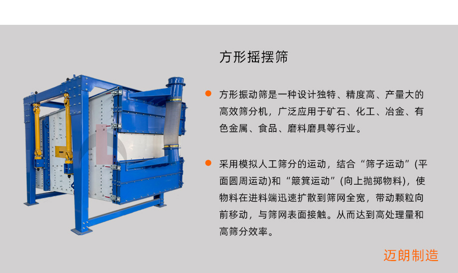 方形摇摆筛概述