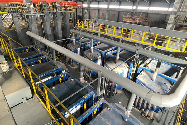 方形摇摆筛筛分生产线