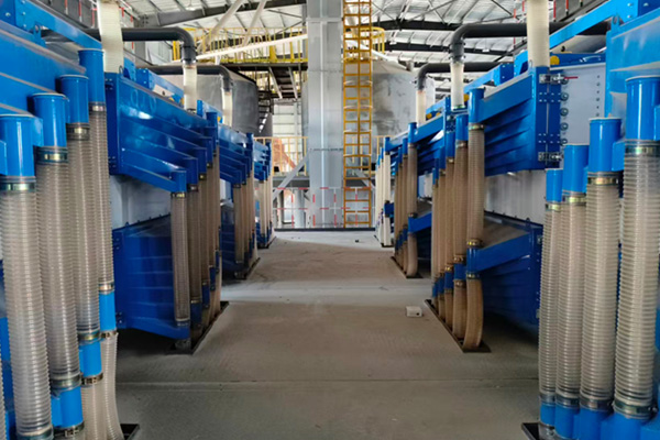 方形摇摆筛筛分输送生产线